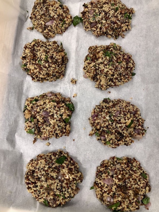 Mushroom & Quinoa Burger