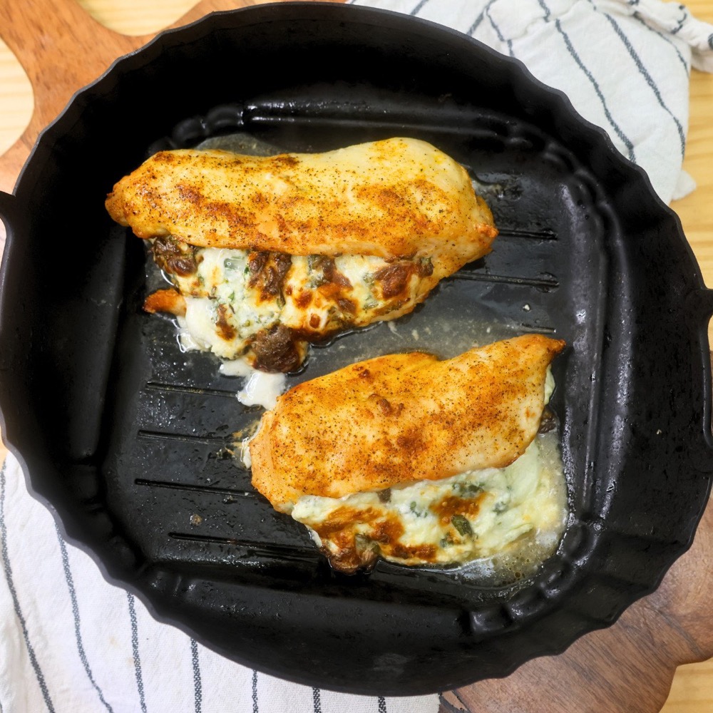 Air Fryer Stuffed Chicken
